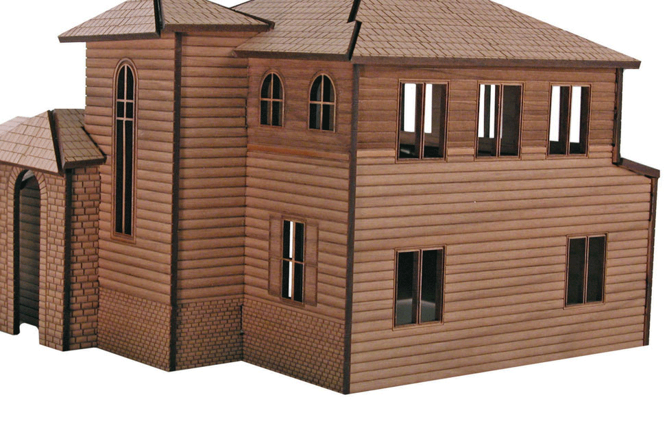 建築模型加工サンプル1