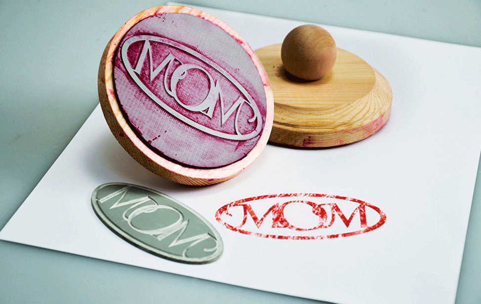 スタンプ加工サンプル